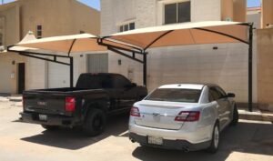 تركيب سريع لمظلات الحدائق والبلكونات في مكة